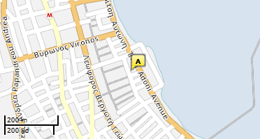 Location of business on map