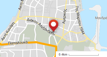 Location of business on map