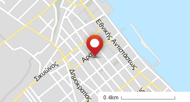 Location of business on map