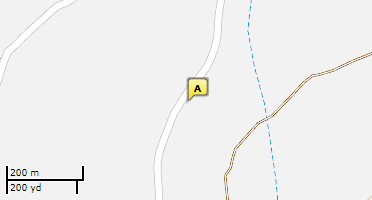 Location of business on map