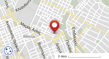 Location of business on map