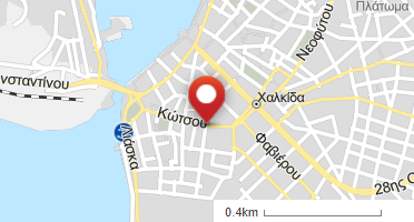 Location of business on map