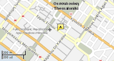 Χάρτης και σημείο της επιχείρησης