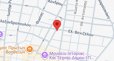 Location of business on map
