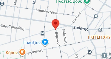 Location of business on map
