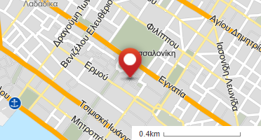 Location of business on map