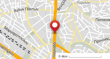 Location of business on map