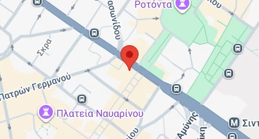 Location of business on map