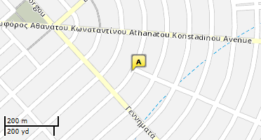 Location of business on map