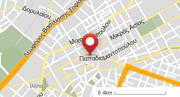 Location of business on map