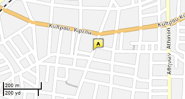 Location of business on map