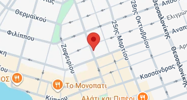 Location of business on map