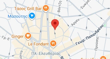 Location of business on map
