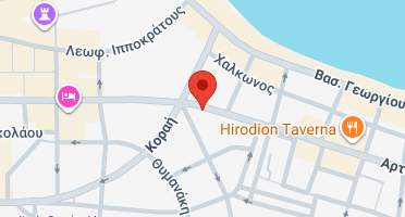 Location of business on map