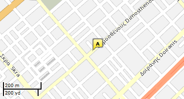Location of business on map