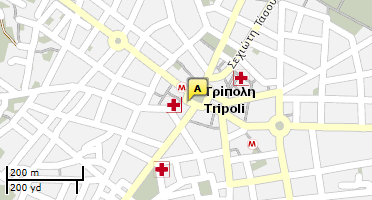 Location of business on map