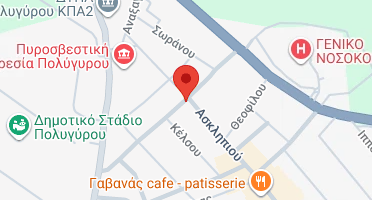 Location of business on map