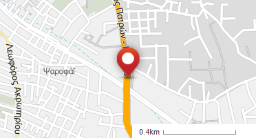 Location of business on map
