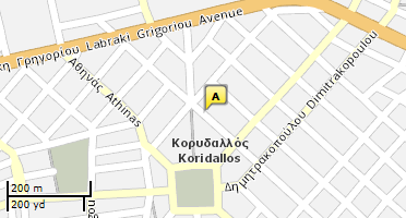 Location of business on map