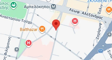 Location of business on map