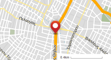 Location of business on map