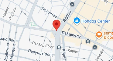 Location of business on map