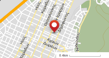 Location of business on map