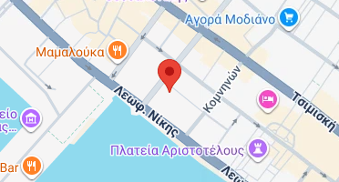 Location of business on map