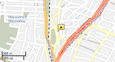 Location of business on map