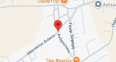 Location of business on map