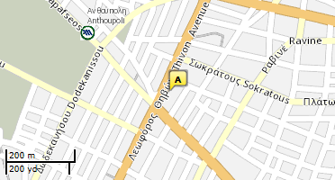 Location of business on map