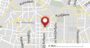 Location of business on map