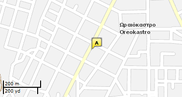 Location of business on map