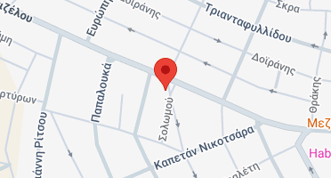 Location of business on map