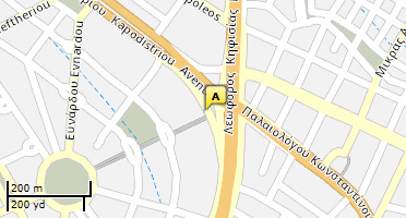 Location of business on map
