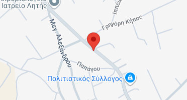 Location of business on map