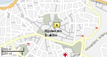 Location of business on map