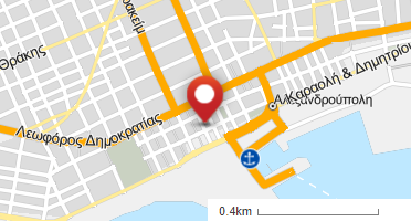 Location of business on map