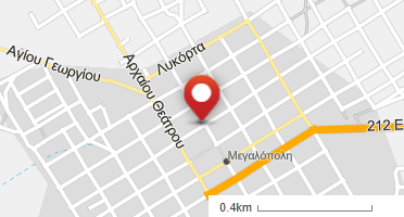 Location of business on map