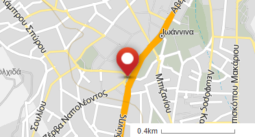 Location of business on map