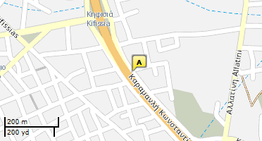 Location of business on map
