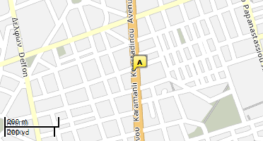 Location of business on map