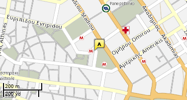 Location of business on map