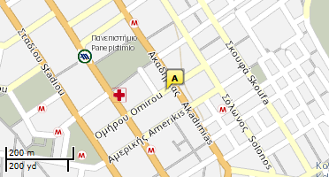 Location of business on map