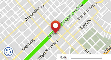 Location of business on map