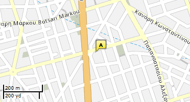 Location of business on map