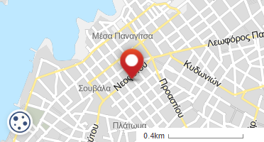 Location of business on map