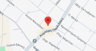 Location of business on map
