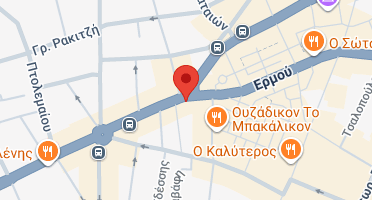 Location of business on map
