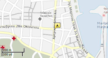 Location of business on map